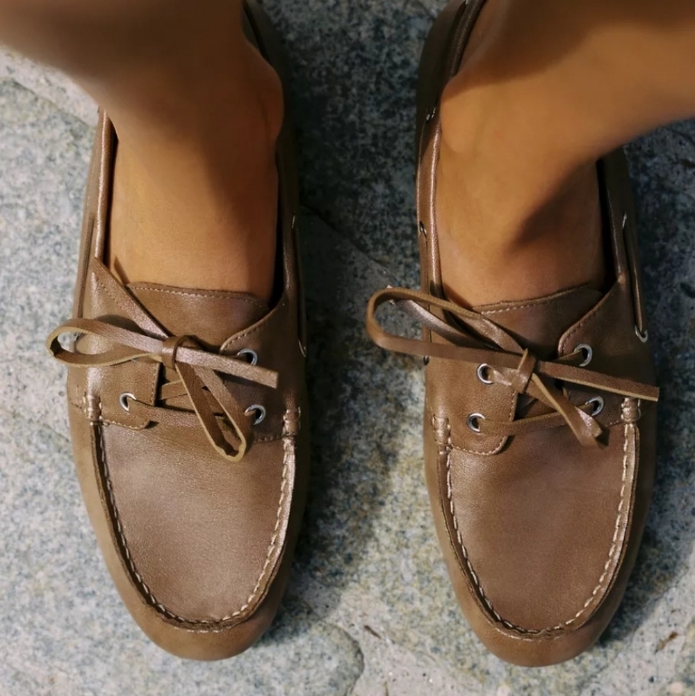 ZARA Lace Up Flats
